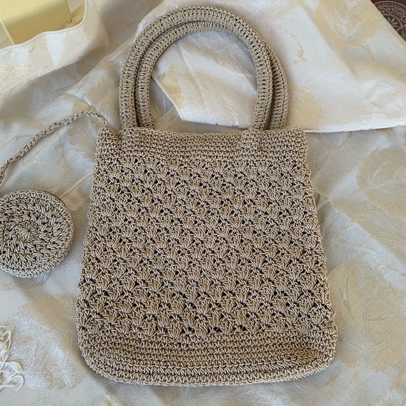 Casual Corner Handbags - Casual Corner Crochet Textured Handbag